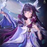Hand Painted Resin Figurine, Dark Fantasy Anime Inspired Statue, Collectible Figure product image