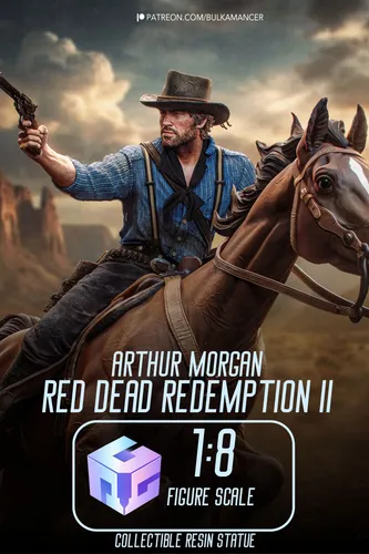 Arthur Morgan Red Dead Redemprion II | Maximum Detailed 16K 3D printed figure