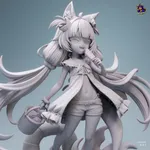 Anime Fish Girl Figure- Highly Detailed Hand-Painted Statue - Collectible Sculpture product image 10
