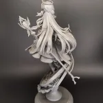 Fox Ear Mystic Lady Figurine, Maximum Detailed Hand Painted Anime Game Inspired 3D Printed Collectible Statue product image 4