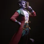 The Pink Jester | Maximum Detailed Hand-Painted 3D printed figure product image 7