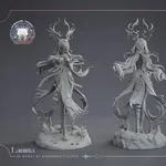 The Deer Lady -  Highly Detailed Hand-Painted Statue - Collectible Sculpture product image 5
