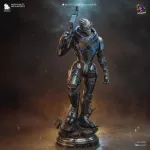 Alien Space Sniper Figurine, Highly Detailed Hand Painted 3D Printed Collectible Statue, Sci Fi Warrior Sculpture product image 8