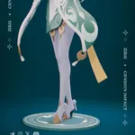 White Horse Adeptus Figurine, Fully Hand Painted 16K 3D Printed Collectible Statue, Celestial Geo Fantasy Sculpture product image 4