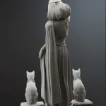 Queen of the Nile  - Highly Detailed Hand-Painted Statue - Collectible Sculpture product image 7