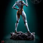 The Pistol Lady– 16K Resin 3D Printed Mass Effect Statue Collectible Hand-Painted product image 3