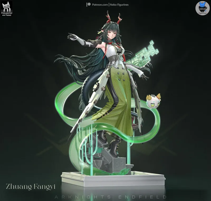 The Green/ Maximum Detailed Hand-Painted Figure