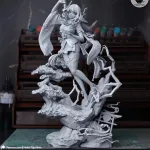 Swordsman Lady / Maximum Detailed Hand-Painted Figure product image 11