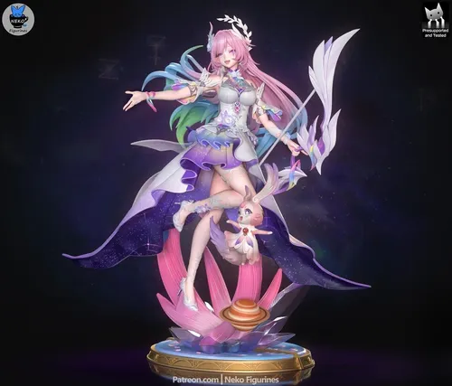 Cyrene figure - Honkai Star Rail Game Figure – 3D Printed Resin Diorama