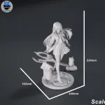 Academy Broadblade Student Figurine, Maximum Detailed 16K 3D Printed Collectible Statue, Dark Anime Game Inspired Figure product image 9