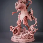 Red Haired Fire Wizard Figurine, Hand Painted Resin 3D Printed Collectible Statue product image 17