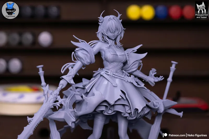 The Sword Lady - Arknights: Endfield  / Maximum Detailed Hand-Painted Figure - alternate view