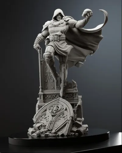 Doctor Doom - Marvel Comics | Maximum Detailed 16 3D Printed Figure - alternate view