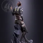 The Lady with the Finger Figurine – 16K Resin 3D Printed Statue Collectible Hand-Painted product image 3