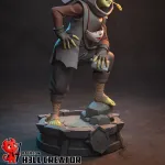 The Small Fighter | Maximum Detailed 16K 3D printed figure product image 5