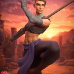 The Stick Fighter | Maximum Detailed Hand-Painted 3D printed figure product image 12