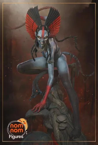 Varang figure Avatar Figure – 3D Printed Resin Diorama