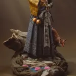 Female Ronin Warrior Figurine, Maximum Detailed 16K 3D Printed Collectible Statue, Japanese Samurai Game Inspired Figure product image 2