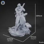 Leon Kennedy Resident Evil |Maximum Detailed 16K 3D printed figure product image 9