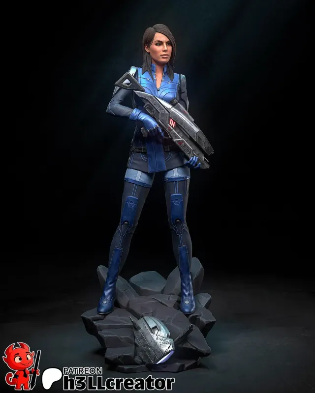 Miss Williams  – 16K Resin 3D Printed Statue Collectible Hand-Painted - alternate view