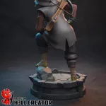 The Small Fighter | Maximum Detailed 16K 3D printed figure product image 3