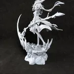 Purple Butterfly Dragon Lady Figurine, Maximum Detailed Hand Painted Anime Game Inspired 3D Printed Collectible Statue product image 14