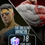 Son And Father | Maximum Detailed Hand- Painted figure product image