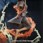 Elemental Scholar Mage Figurine, Maximum Detailed 16K 3D Printed Collectible Statue, Dark Fantasy RPG Inspired Figure product image 5