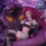 The Rocket Diva | Maximum Detailed 16K 3D printed figure product image