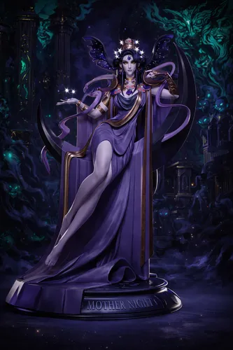 Nyx - Hades | Maximum Detailed 16K 3D printed figure