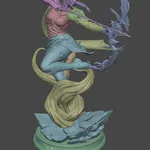Dark Elven Ranger Archer Figurine, Fully Hand Painted 3D Printed Collectible Statue, Fantasy Huntress Sculpture product image 6