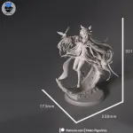 Hand Painted Resin Figurine, Dark Fantasy Anime Inspired Statue, Collectible Figure product image 10