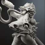 Ceasar King - Zenless Zone Zero  | Maximum Detailed 16K 3D printed figure product image 12