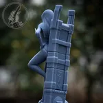 The Hood Lady – 16K Resin 3D Printed Statue Collectible Hand-Painted product image 5