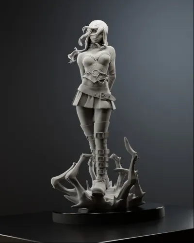 Sable Ward - Dead by Daylight | Maximum Detailed 16K 3D printed figure - alternate view