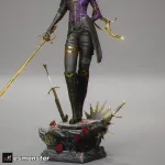 Young Expedition Swordswoman Figurine, Highly Detailed Hand Painted 3D Printed Collectible Statue, Dark Fantasy RPG Sculpture product image 5