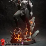 Barbarian Lady | Maximum Detailed Hand-Painted 3D printed figure product image