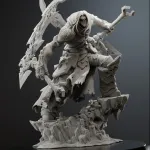 Death Darksiders II | Maximum Detailed 16K 3D printed figure product image 10