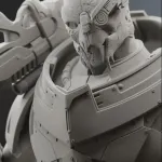 Alien Space Sniper Figurine, Highly Detailed Hand Painted 3D Printed Collectible Statue, Sci Fi Warrior Sculpture product image 14