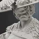Female Ronin Warrior Figurine, Maximum Detailed 16K 3D Printed Collectible Statue, Japanese Samurai Game Inspired Figure product image 9