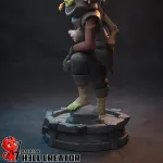 The Small Fighter | Maximum Detailed 16K 3D printed figure product image 2