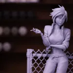 Invisible Antihero Woman Figurine, Maximum Detailed 16K 3D Printed Collectible Statue, Comic Game Inspired Figure product image 9