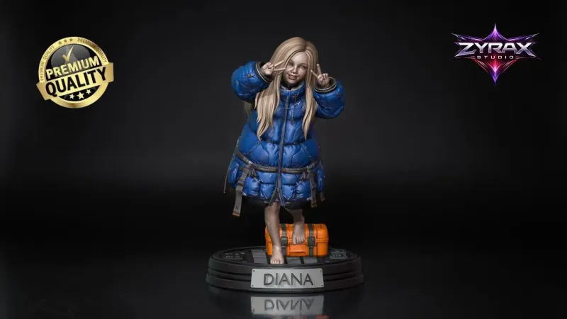 Diana Pragmata Painted / Unpainted Resin Figurine