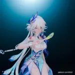 Celestial Oracle Strategist Figurine, Fully Hand Painted 3D Printed Collectible Statue, Fantasy Anime Seer Sculpture product image 2