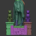 Queen of the Nile  - Highly Detailed Hand-Painted Statue - Collectible Sculpture product image 4