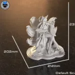 Pink Angelic Pop Singer Figurine, Maximum Detailed Hand Painted Anime Game Inspired 3D Printed Collectible Statue product image 16