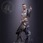 The Lady with the Finger Figurine – 16K Resin 3D Printed Statue Collectible Hand-Painted product image 7