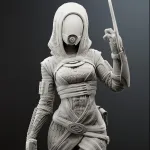 Tali Mass Effect | Maximum Detailed 16K 3D printed figure product image 2