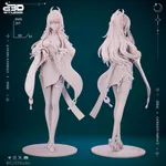 White Horse Adeptus Figurine, Fully Hand Painted 16K 3D Printed Collectible Statue, Celestial Geo Fantasy Sculpture product image 9
