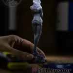 The Captain Pistol Lady – 16K Resin 3D Printed Statue Collectible Hand-Painted product image 3